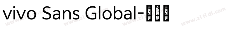vivo Sans Global字体转换